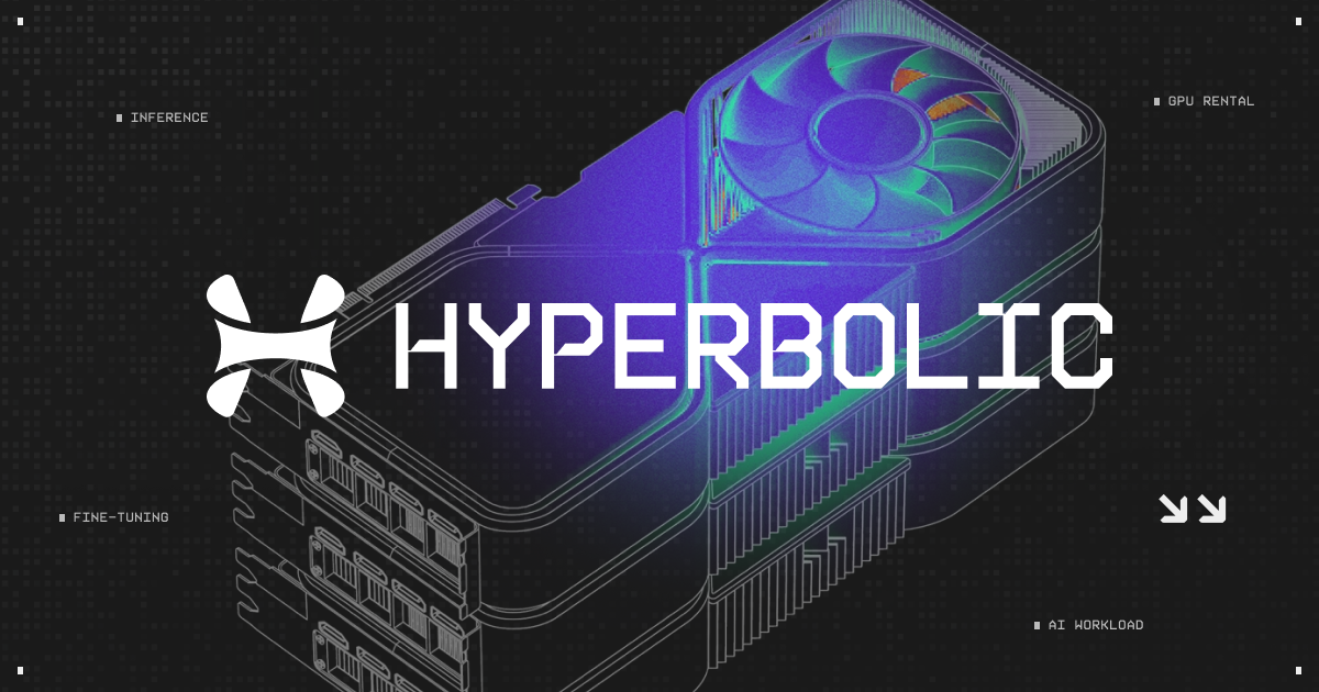 Hyperbolic 平台官网产品概览图